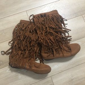 Fringe Boots